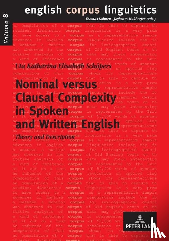 Schapers, Uta - Nominal versus Clausal Complexity in Spoken and Written English