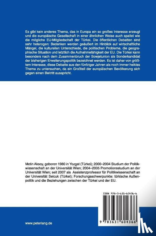  - Die tuerkisch-europaeischen Beziehungen