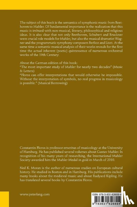 Floros, Constantin - Gustav Mahler and the Symphony of the 19th Century