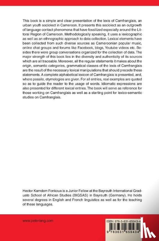 Kamdem, Hector - A Dictionary of Camfranglais