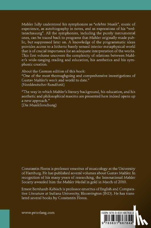 Floros, Constantin - Gustav Mahler’s Mental World