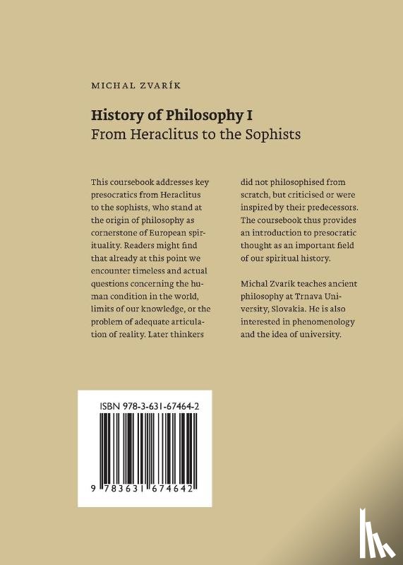 Zvarik, Michal - History of Philosophy I