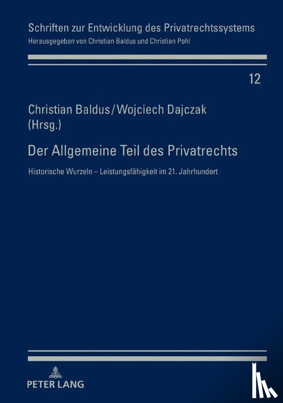  - Der Allgemeine Teil des Privatrechts