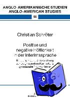 Schroter, Christian - Positive und negative Hoeflichkeit in der Interimssprache