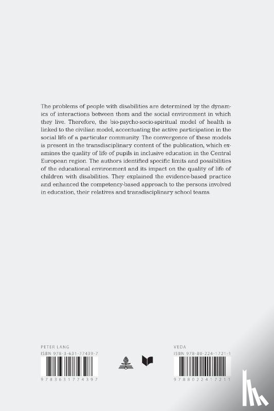  - Quality of Life in Cross-Modal Perspectives of Inclusive Education