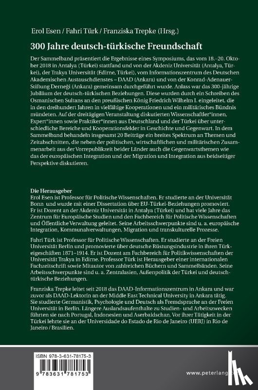  - 300 Jahre deutsch-tuerkische Freundschaft