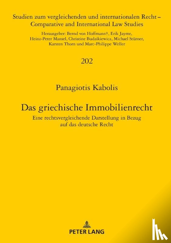 Kabolis, Panagiotis - Das griechische Immobilienrecht