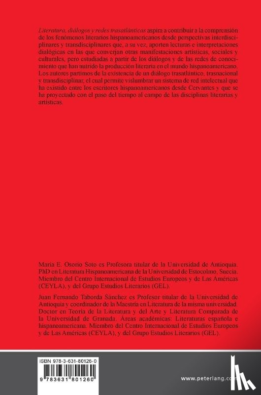  - Literatura, Dialogos Y Redes Trasatlanticas