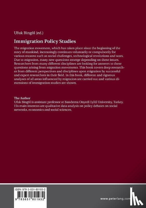  - Immigration Policy Studies