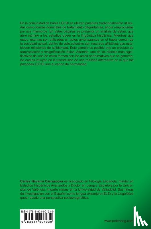 Navarro Carrascosa, Carles - Lingueistica queer hispanica