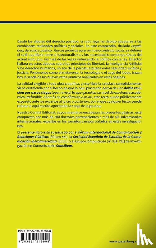  - Legalidad Derecho Y Politica. Marcos Juridicos Para Un Nuevo Contrato Social