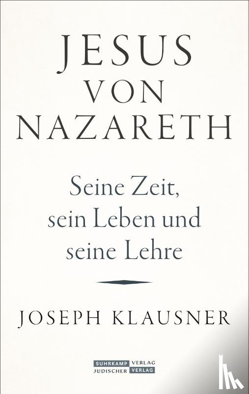 Klausner, Joseph - Jesus von Nazareth