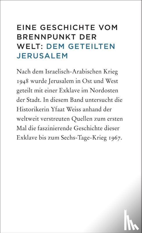 Weiss, Yfaat - Verfehlte Mission