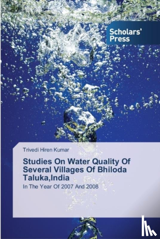 Hiren Kumar, Trivedi - Studies On Water Quality Of Several Villages Of Bhiloda Taluka, India