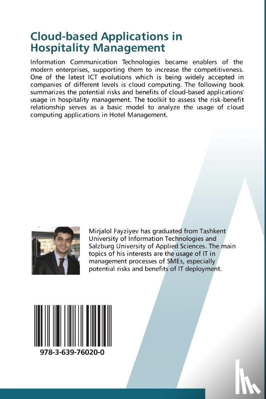 Fayziyev Mirjalol - Cloud-based Applications in Hospitality Management