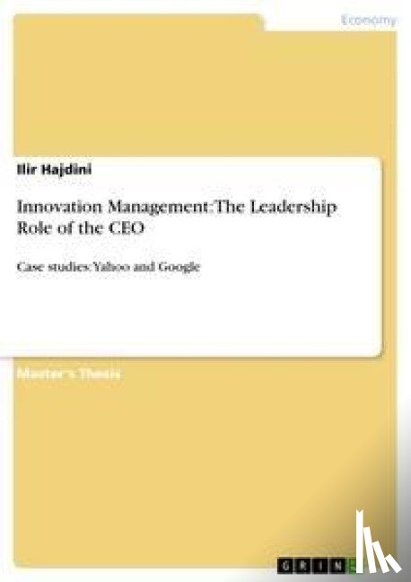 Hajdini, Ilir - Innovation Management: The Leadership Role of the CEO