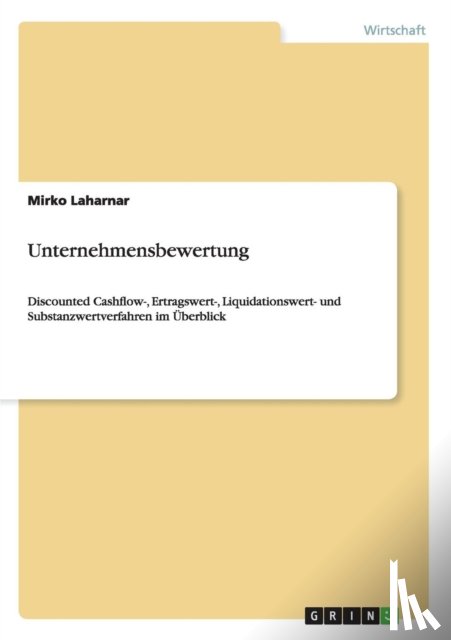 Laharnar, Mirko - Unternehmensbewertung