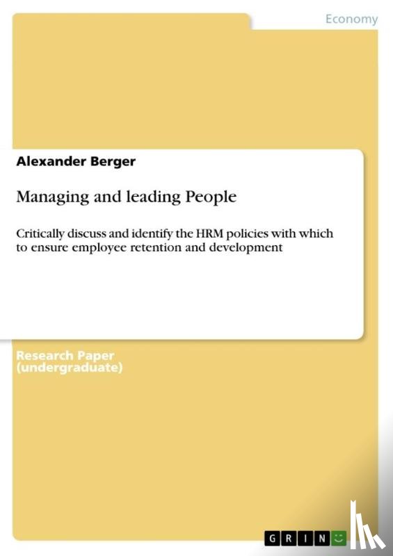 Berger, Alexander - Managing and leading People