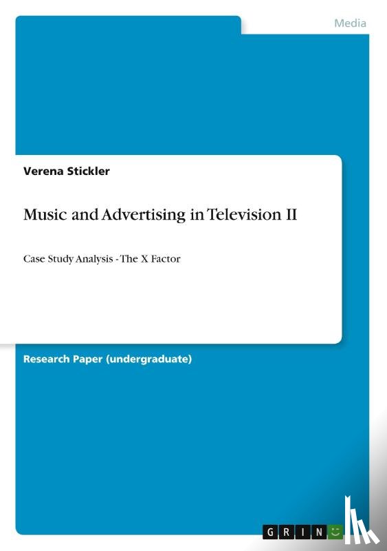 Verena Stickler - Music and Advertising in Television II