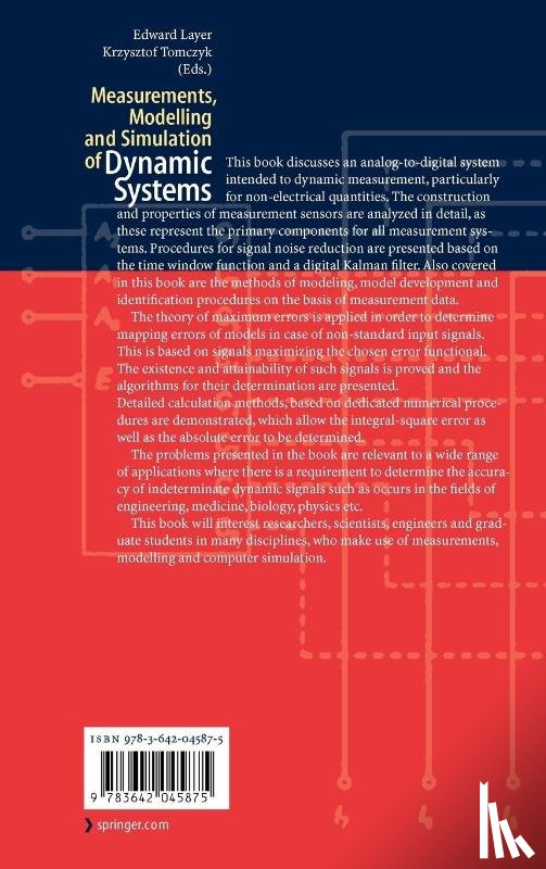 Edward Layer, Krzysztof Tomczyk - Measurements, Modelling and Simulation of Dynamic Systems