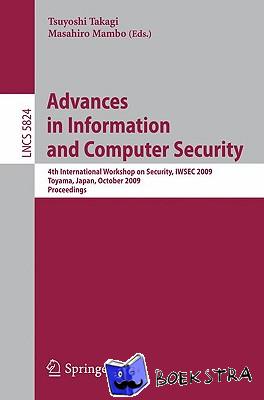  - Advances in Information and Computer Security