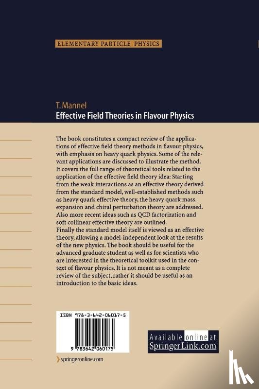 Thomas Mannel - Effective Field Theories in Flavour Physics