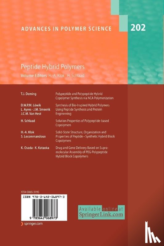  - Peptide Hybrid Polymers