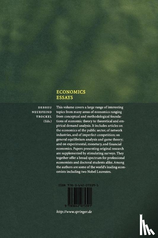  - Economics Essays