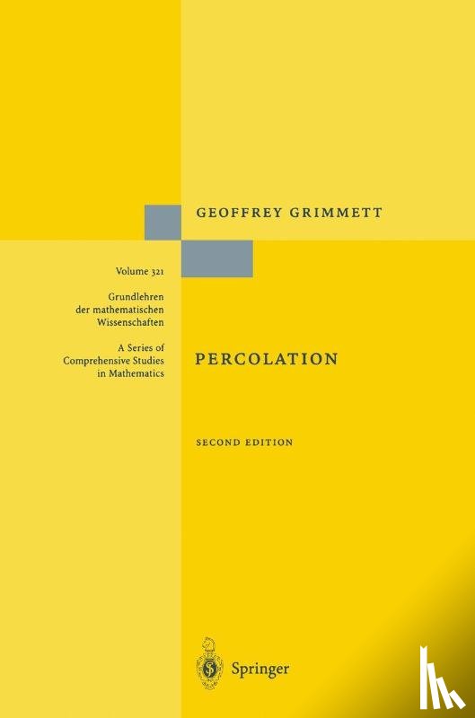 Grimmett, Geoffrey R. - Percolation