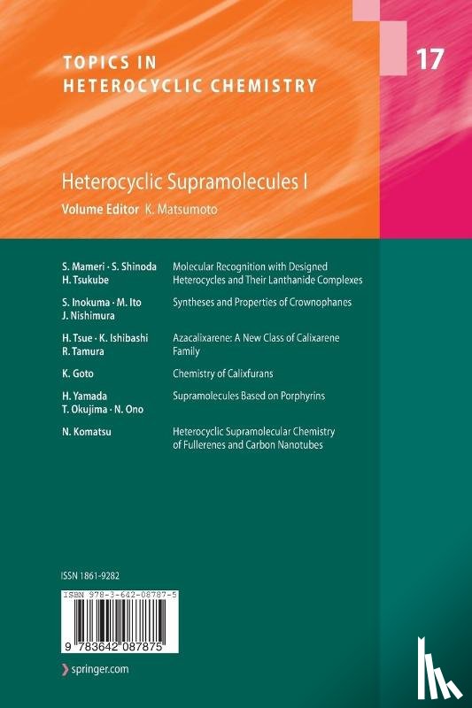  - Heterocyclic Supramolecules I