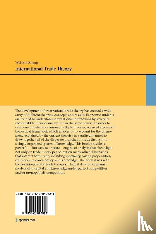 Zhang, Wei-Bin - International Trade Theory