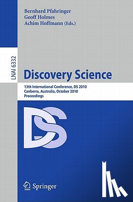 Pfahringer, Bernahrd - Discovery Science