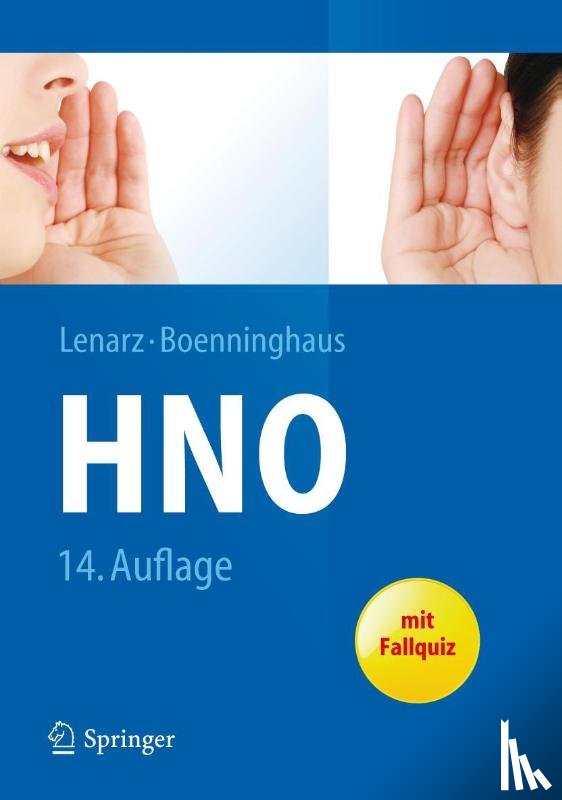 Lenarz, Thomas, Boenninghaus, Hans-Georg - Hals-Nasen-Ohren-Heilkunde