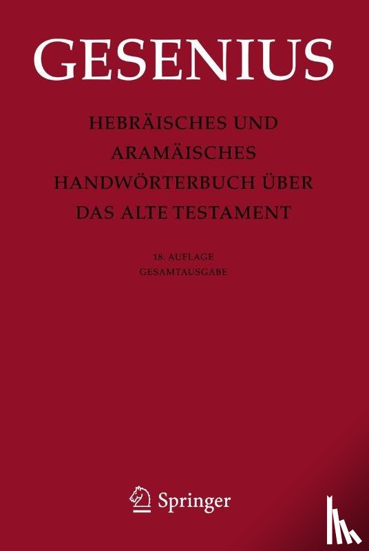 Gesenius, Wilhelm - Hebraisches und Aramaisches Handworterbuch uber das Alte Testament