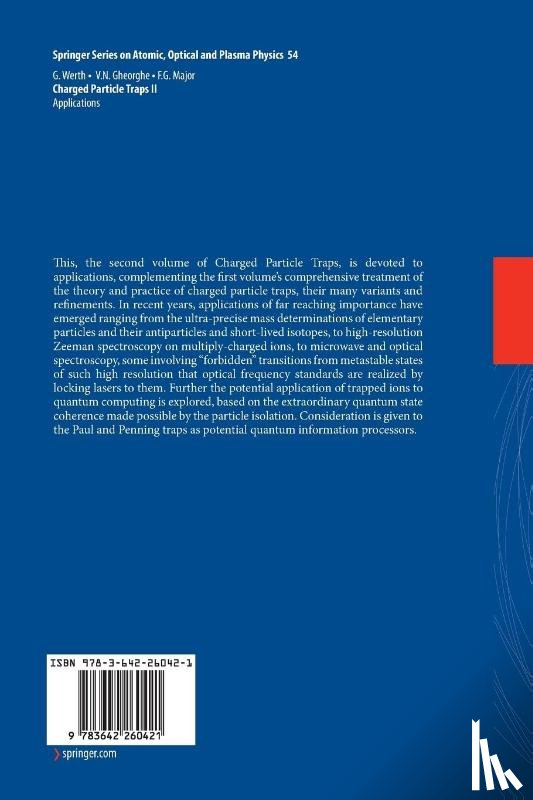 Werth, Günther, Gheorghe, Viorica N., Major, Fouad G. - Charged Particle Traps II