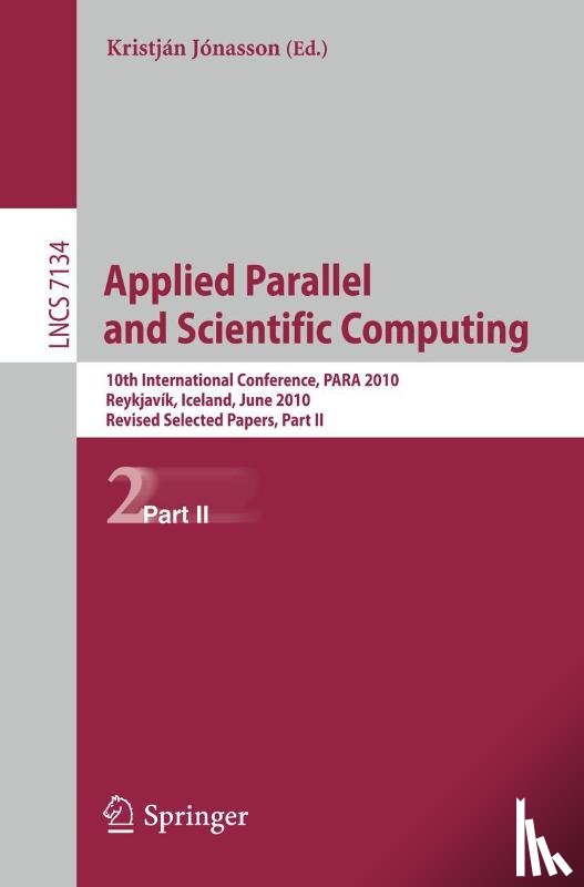 Kristjan Jonasson - Applied Parallel and Scientific Computing