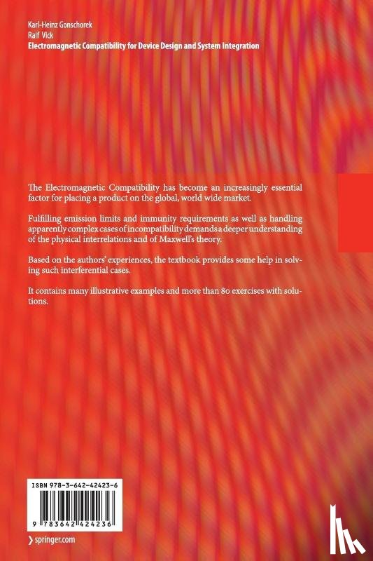 Karl-Heinz Gonschorek, Ralf Vick - Electromagnetic Compatibility for Device Design and System Integration
