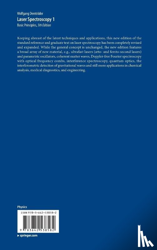 Demtroder, Wolfgang - Laser Spectroscopy 1