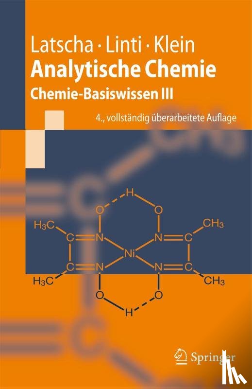 Hans Peter Latscha, Gerald W Linti, Helmut Alfons Klein - Analytische Chemie