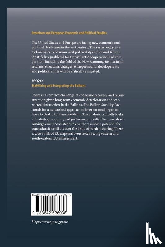 Welfens, Paul J.J. - Stabilizing and Integrating the Balkans