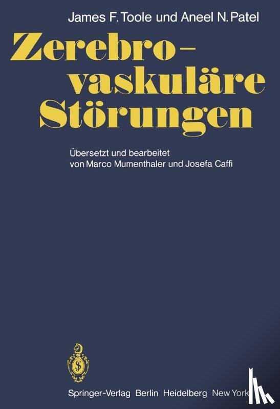 Toole, J. F., Patel, A. N. - Zerebro-vaskuläre Störungen
