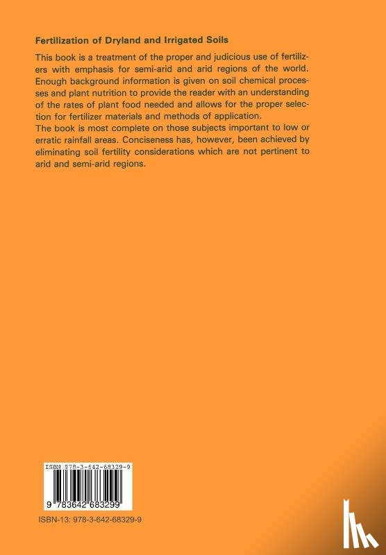 Hagin, J., Tucker, B. - Fertilization of Dryland and Irrigated Soils