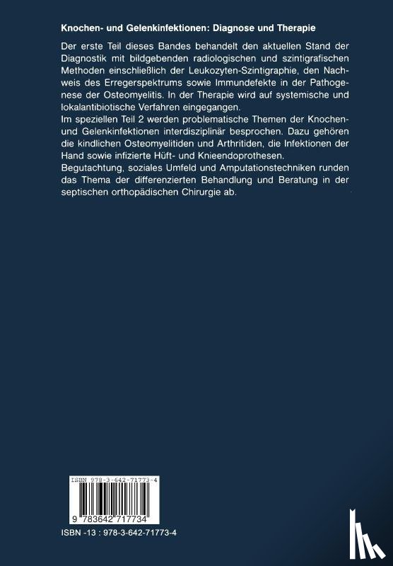 Horst Cotta, Arnim Braun - Knochen- und Gelenkinfektionen