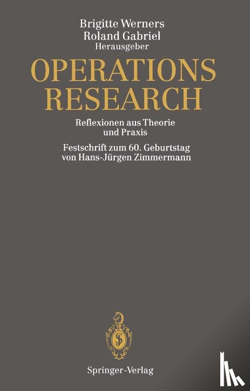 Brigitte Werners, Roland Gabriel - Operations Research