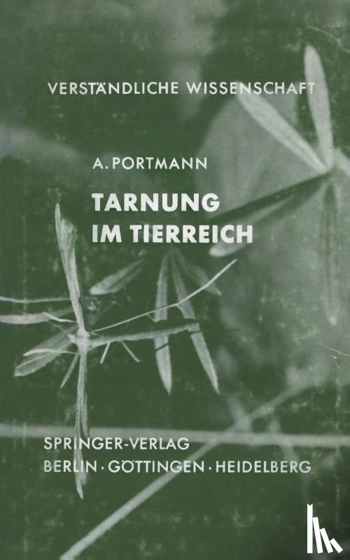 Adolf Portmann - Tarnung Im Tierreich