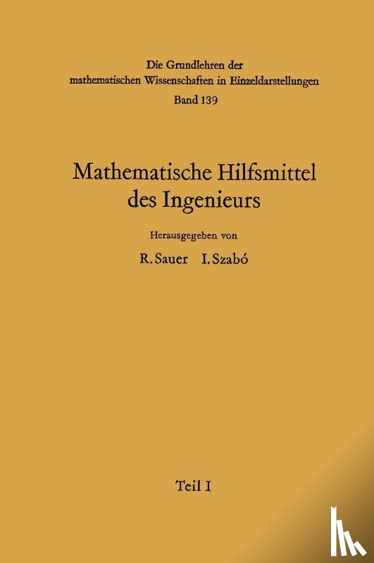 Gustav Doetsch, W. Zander, F.W. Schafke, H. Tietz - Mathematische Hilfsmittel des Ingenieurs