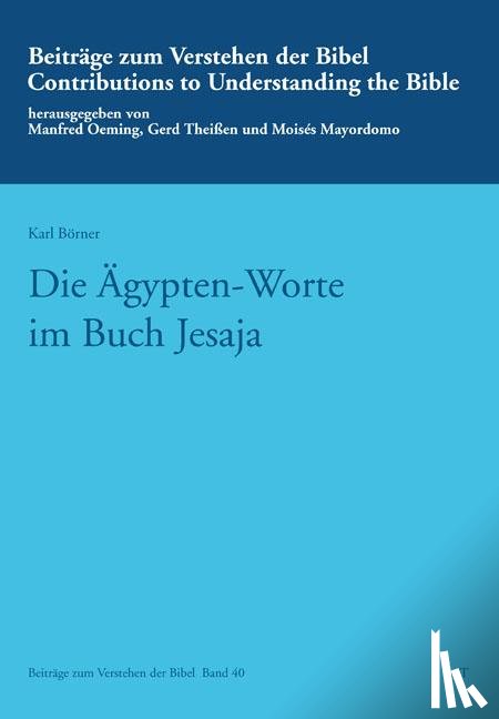 Börner, Karl - Die Ägypten-Worte im Buch Jesaja
