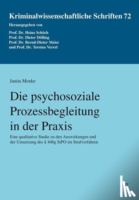 Menke, Janita - Die psychosoziale Prozessbegleitung in der Praxis