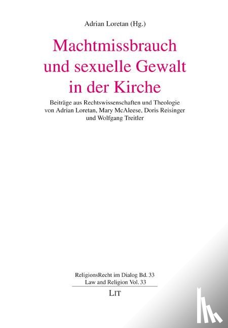  - Machtmissbrauch und sexuelle Gewalt in der Kirche
