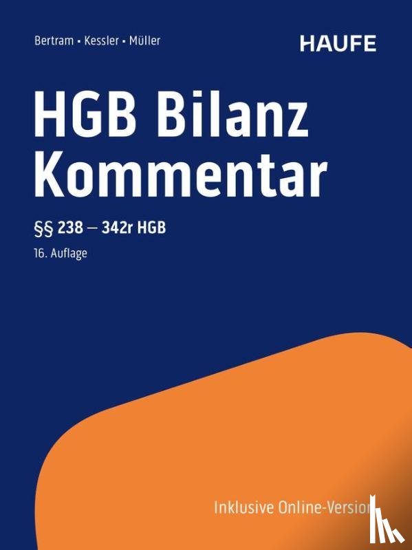  - HGB Bilanz Kommentar 16. Auflage